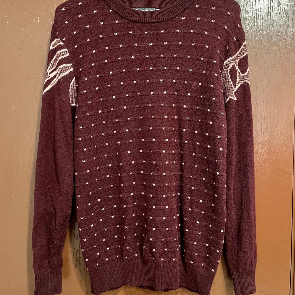 Sweater clothes apparel sweetshirt skirt woman man